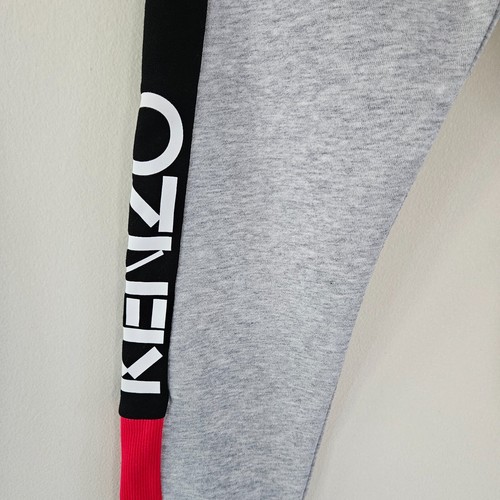 KENZO Kids Boy's Marl Grey Draw String Joggers Track Sweatpants Size 8 NWT - Picture 7 of 8