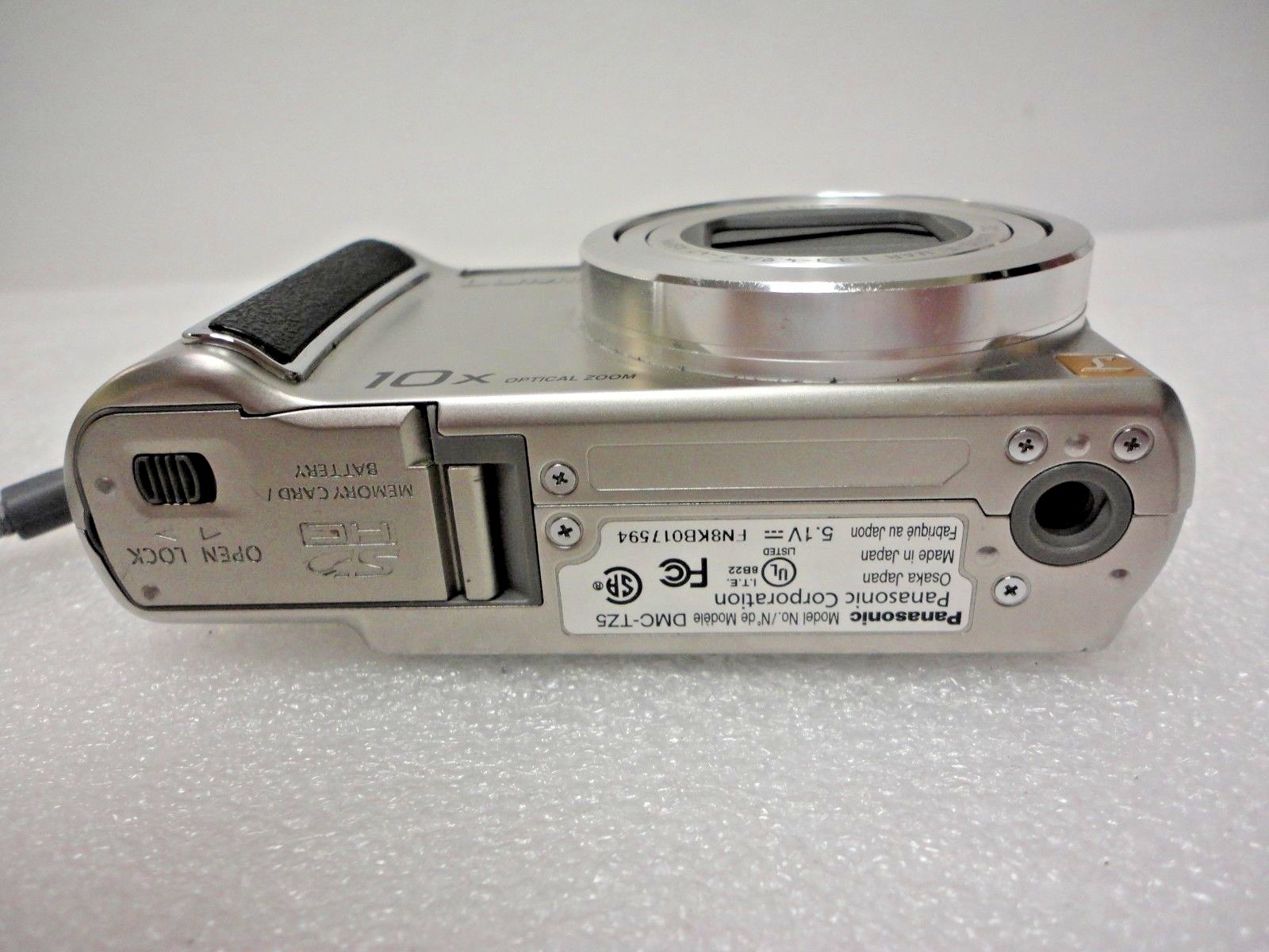 Panasonic LUMIX DMC-TZ5 9.1MP Digital Camera - Silver | eBay