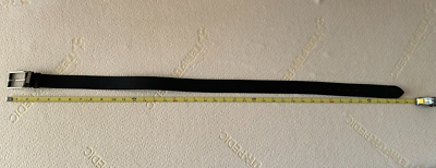 Genuine Louis Vuitton LV Black Leather belt with LV Box & pouch