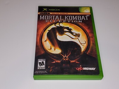 Vintage 2004 Mortal Kombat Deception Original XBOX Video Game Complete Book NG