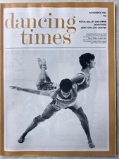 DANCING TIMES NOV 1983 BOB FOSSE - NEW YORK CITY CENTER - PAUL DOUGLAS ANNE WEST
