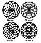 Torus-Blume des Lebens  Wandbild 3D Holz 4 Größen 10-29cm