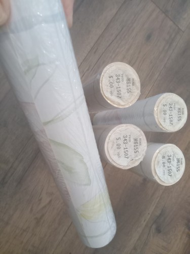 Vintage NOS Wall Boarder Floral Pastel Large H6155 343-1507 5.00 YDS 10" W - Picture 8 of 9