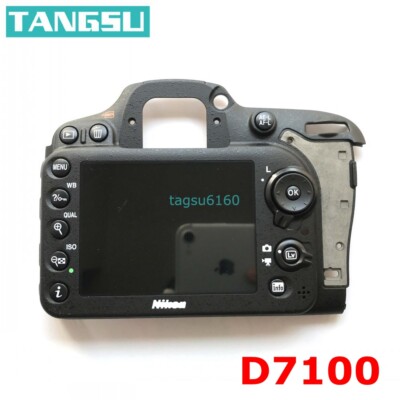 NEW Original Nikon D7100 Rear Cover Back Cover with LCD Button Flex Repair Part