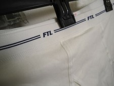NOS Vtg Fruit Loom 100 Cotton Tighty White Briefs sz XL Oldstock Waist 34-41