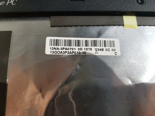 asus x101ch laptop Screen bezel Rear Cover / Coque écran original - Afbeelding 2 van 4