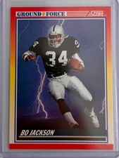 1990 Score Ground Force - #330 Bo Jackson Raiders