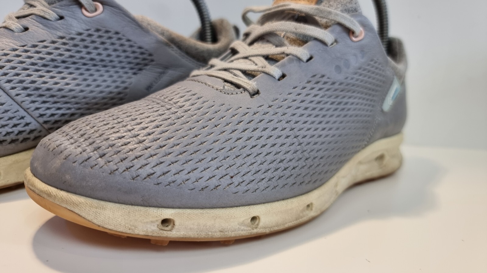 ECCO - Soft YAK Leather Desigber Goretex Surround  X Wide Golf Shoes UK 4  EU 37 image 7