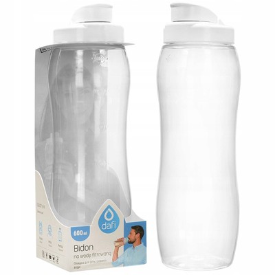 Trinkflasche Dafi weiß 600ml für Kinder, Sport, BPA-frei