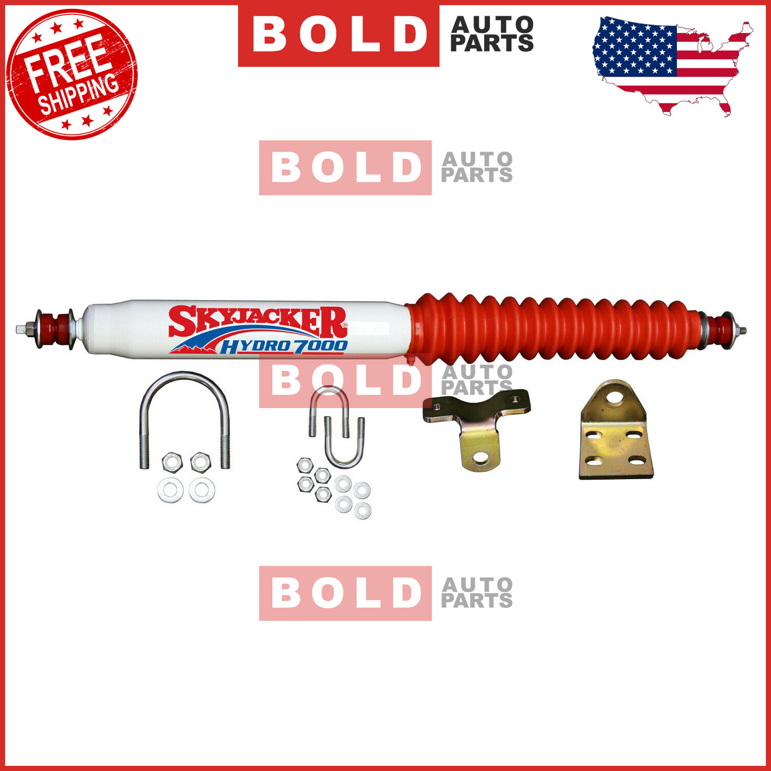 Skyjacker 7100 Single Steering Stabilizer Kit for