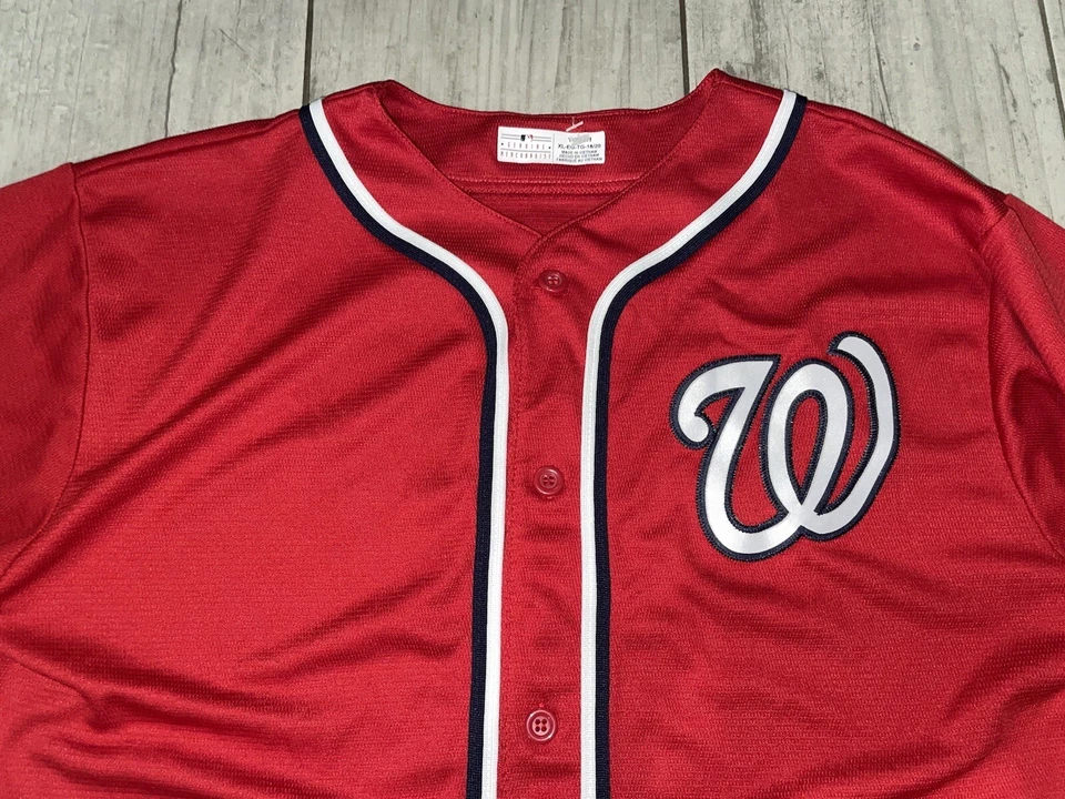 Washington Nationals Bryce Harper #34 Youth Majestic All Star Game 2018 tamanho XL - Imagem 2 de 4