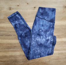 Gymshark Elevate Leggings Athletic Lakeside Blue Spray Dye Women's XS
