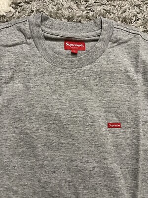 Supreme Small Box Logo TShirt Heather Grey Sz Medium NWTS | eBay