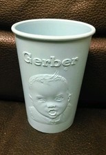 Vintage Advertising Gerber Baby Drinking Cup, Blue, Nice