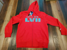 Starter NFL Super Bowl LVII Hoodie NEW w/ Tags Red Zip Men s Size LARGE - NWT