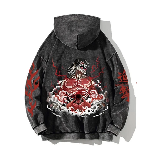 Vintage Berserk Zipper Graphic Hoodie Anime Men Women Sweatshirts Pullover Gifts - Picture 13 of 23