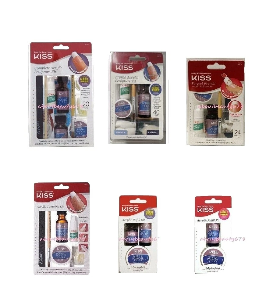 Juego y kits de acrílico Kiss Nail Art Tools