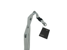 Nike Light Light Gray Black Lanyard 20.5" detachable New