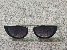 QuaY Australia sunglasses oversized cat eye French Kiss 53-14 125 black silver