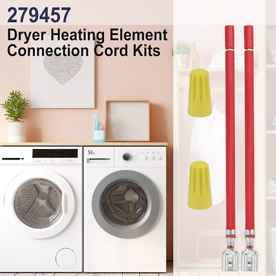 279457 Dryer Heating Element Connecting Wire Kit Replace for Whirlpool ...