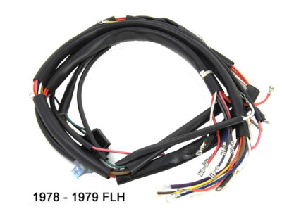 Shovel NOS style WIRING HARNESS COMPLETE for Harley 1978 - 1979