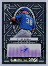 2022 Chronicles Obsidian Auto Electric Etch Purple /99 #OA-TM Tylor Megill RC