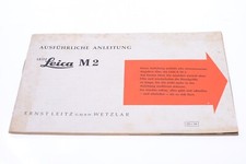   LEICA M M2 CAMERA ORIGINAL INSTRUCTIONS MANUAL GERMAN 141-2