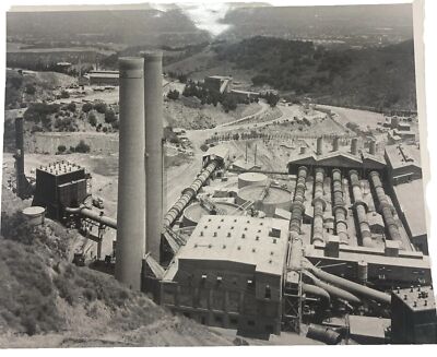 Vintage photograph of the Kaiser cement factory CA  fifth largest in USA B2f14