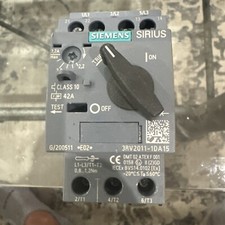 SIEMENS 3RV2011-1DA15 SIRIUS CIRCUIT BREAKER, 3-POLE, 2.2-3.2A, 20-690V