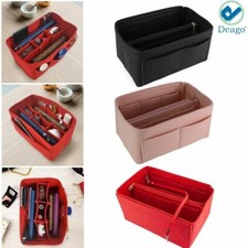 Women Organizer Handbag Felt Travel Bag Insert Liner Purse Organiser Multipocket