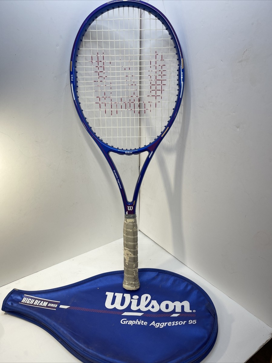 Wilson Graphite Aggressor 95 4 1/2 Grip Tennis Racquet / w