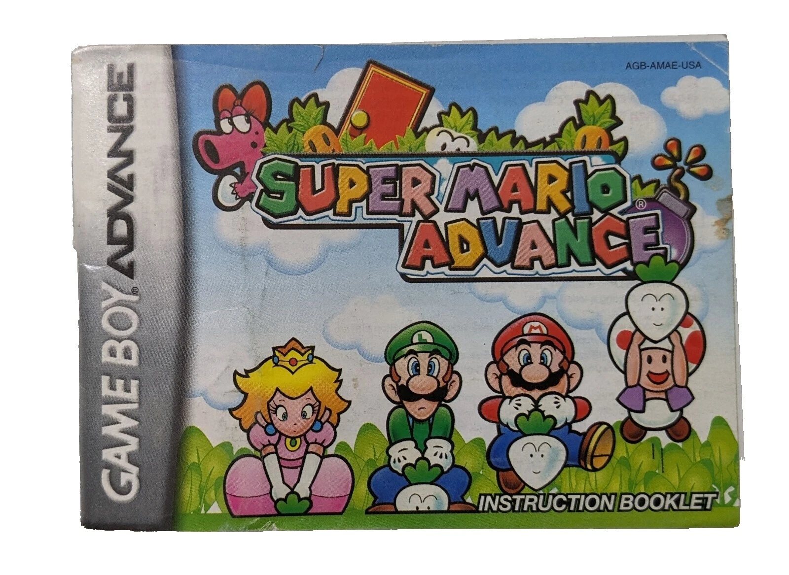 Nintendo Game Boy Advance Video Game Manuals, Inserts & Box Art