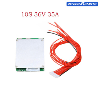 10S 36V 35A Li-ion Power Li-ion Battery BMS PCB Protection Board with Balance