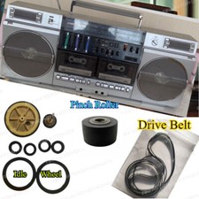 Idle Wheel Pinch Roller Rubber Tape Drive Belt for Sharp GF-575 Cassette Deck