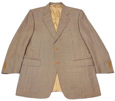Canali for Bloomingdale's Men  s Silk  Wool Houndstooth Blazer Italy 42R US