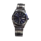 Vintage Seiko 7N43-9070 Stainless steel gents quartz wristwatch day dat vgc