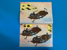 Lego Pirates 6274 Caribbean Clipper Instruction Manual Only Vintage