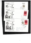 CANADA 1974 HONOURING PACIFIC COAST INDIANS  3 FDC's  #572-573  BOX 520