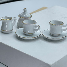 Vintage miniature tea set dolls or collectibles
