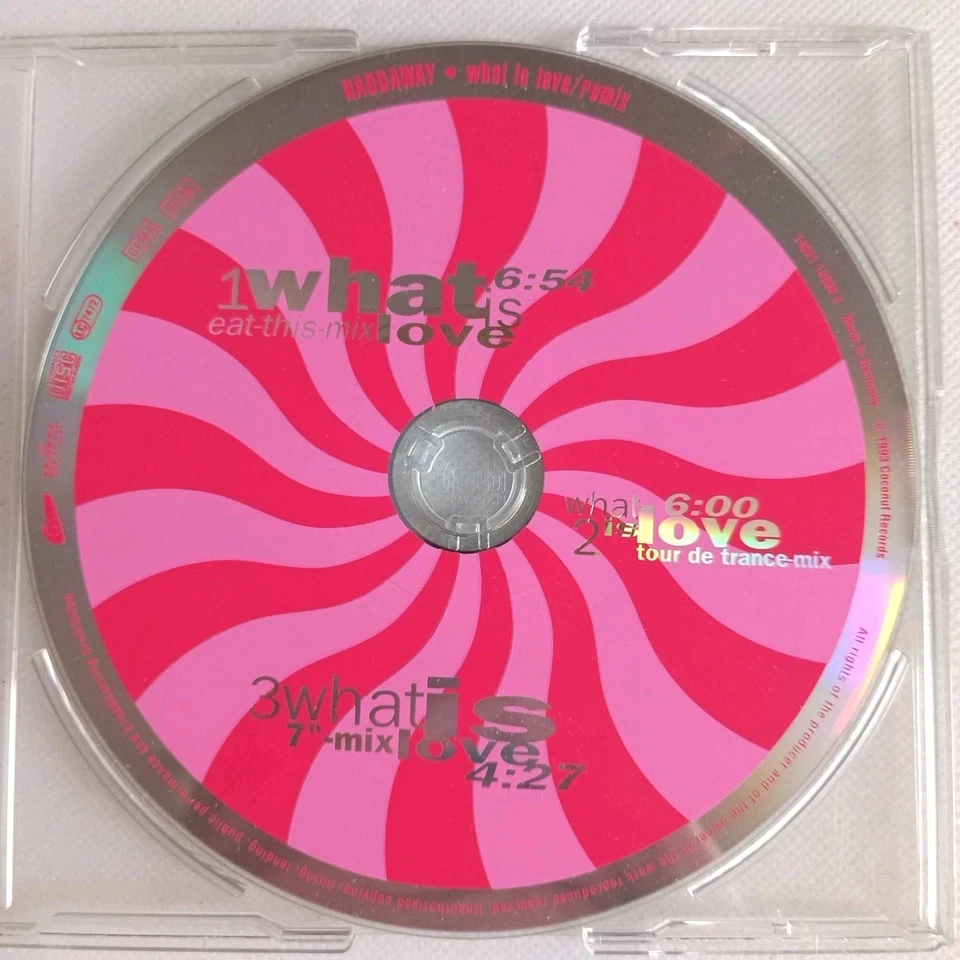 CD Haddaway what is love Remix 1993 Coconut Records  - Bild 3 von 3