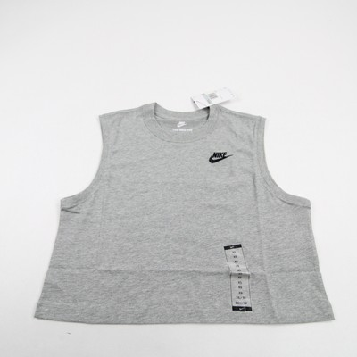 #ad Nike Sleeveless Shirt Women#x27;s Gray New with Tags $9.90
