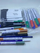 Creative Memories 40pc Lot Scrapbooking Markers ROUND TIP Metallic PEN Fine