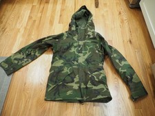 U.S. Army Woodland Camouflage Extended Cold Weather Parka Size Medium long