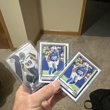 Panini Donruss NFL Football Cards Leonard Williams Seahawks Giants 3 Card Lot