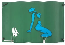 Vintage Black Light Poster THIS THING Make love peace not war Pro Arts Inc