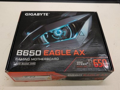 Gigabyte B650 Eagle AX Gaming Motherboard AMD Socket, UNTESTED PARTS OR REPAIRS