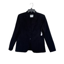 NWT Old Navy Women s Black One Button Blazer Size Medium Office Business Casual