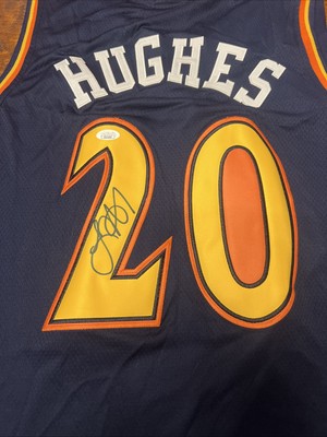 Larry Hughes Signed Golden State Warriors Jersey JSA Coa