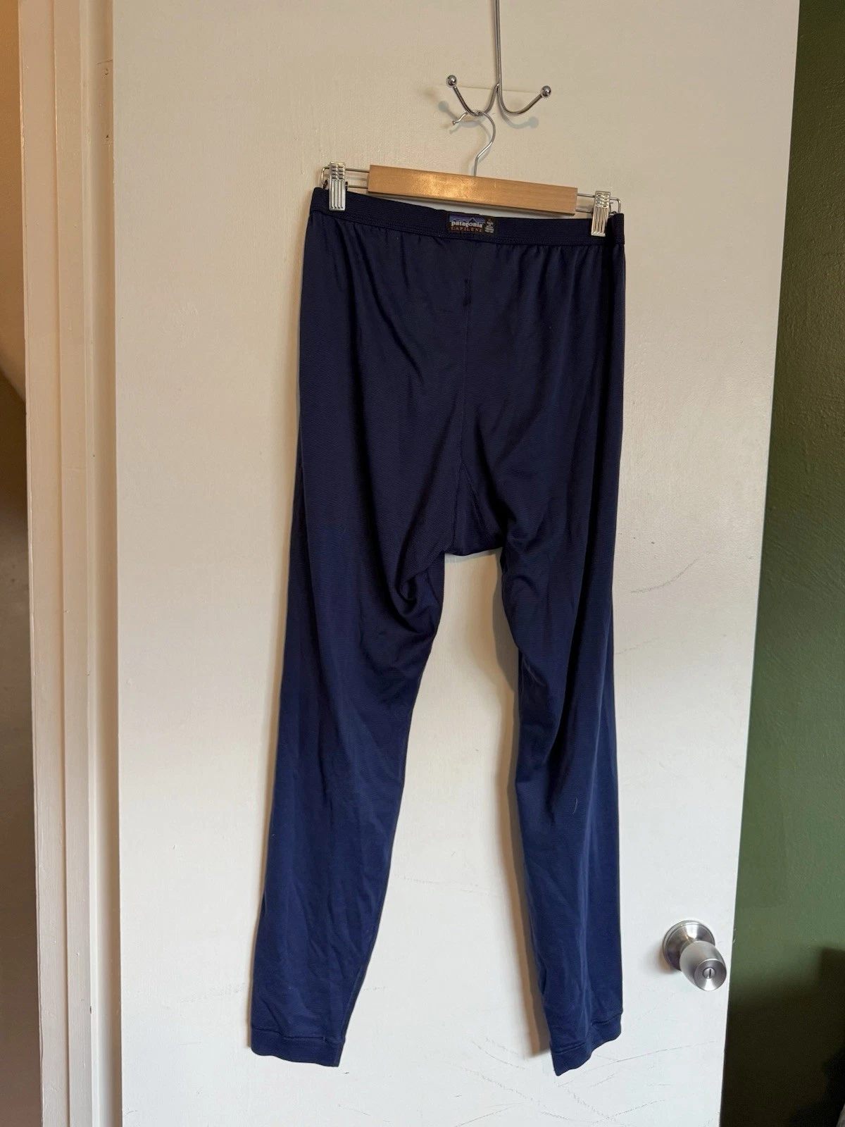 Patagonia Men's navy blue Capilene Baselayer Pants size xl