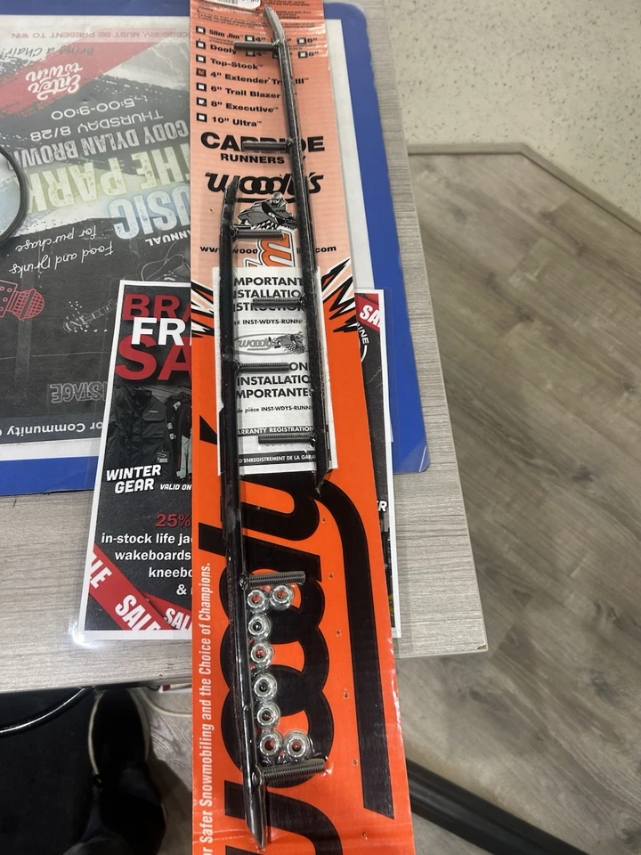 Woodys - EYV3-6500 - Extender Trail III Flat-Top Carbide Runners - Image 2 of 4